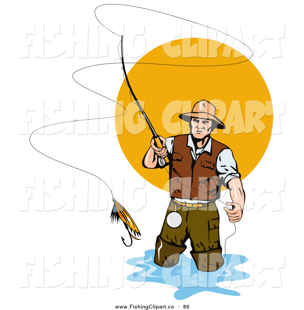 1024x1044 Fly Fishing Clipart