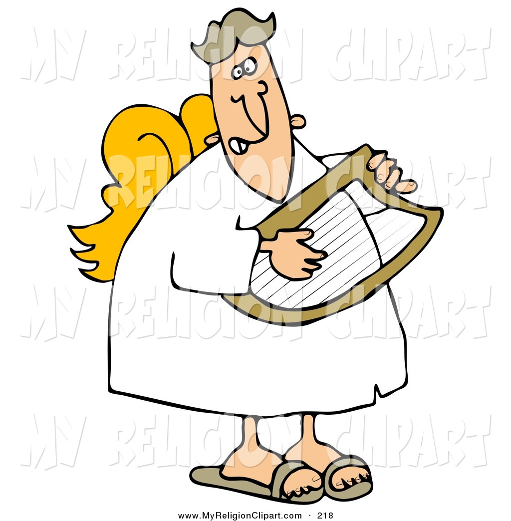 1024x1044 Religion Clip Art Of A Grinning White Male Angel In A White Robe