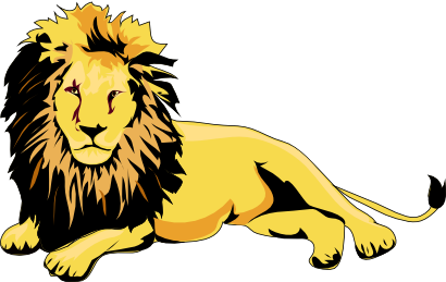 410x259 This Male Lion Clip Art Is In Clipart Panda