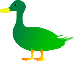 300x249 Green Duck Png, Svg Clip Art For Web