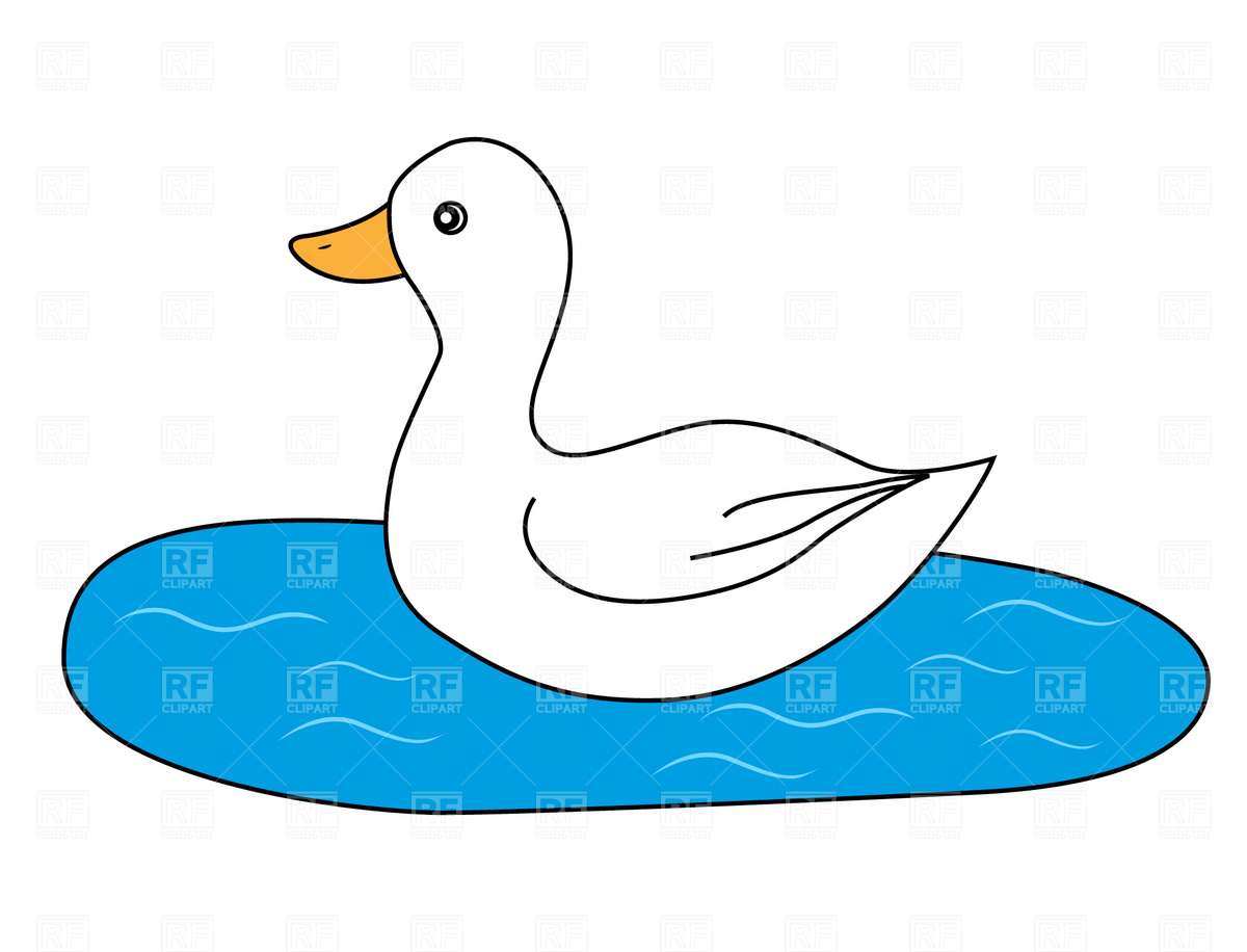 1200x916 White Duck Vector Image Vector Artwork Of Plants And Animals