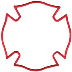 250x250 Grand Slam Designs Embroidery Design Maltese Cross Outline 3.11