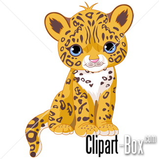 324x324 Cute Baby Jaguar Clip Art. Animal Clip Art From The Clipart Box