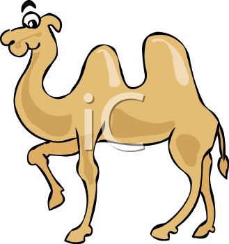 329x350 Picture Of A Camel With Two Humps In A Vector Clip Art