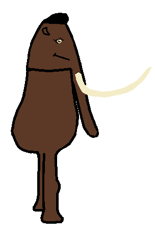 304x470 Mammoth Clipart Face