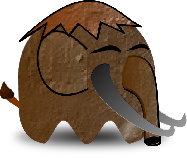 600x507 Cartoon Mammoth Clip Art