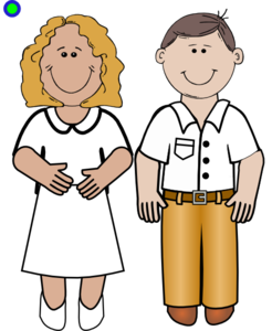 246x300 Man And Woman Clip Art