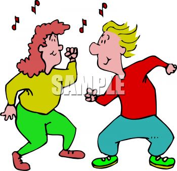 350x337 Man And Woman Dancing Clip Art