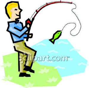 300x298 People Fishing Clipart