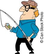 145x179 Stranded Man Fishing. Illustration Of A Man Stranded On An Eps