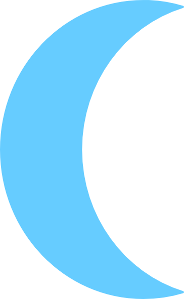 366x595 Turquoise Moon Clipart Clip Art