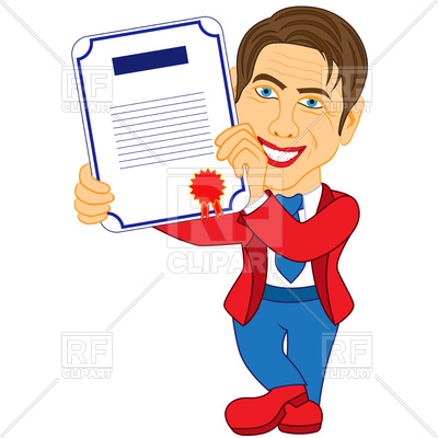 400x400 Smiling Man With Certificate