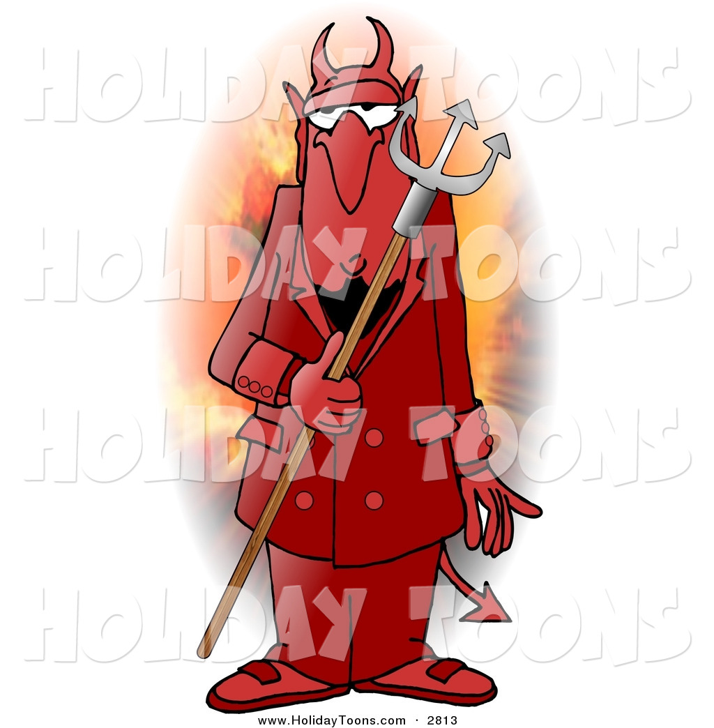 1024x1044 Red Devil Man Clipart