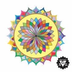 236x236 Sunset Mandala Clipart, Mandala Svg,mandala Iron On Transfer