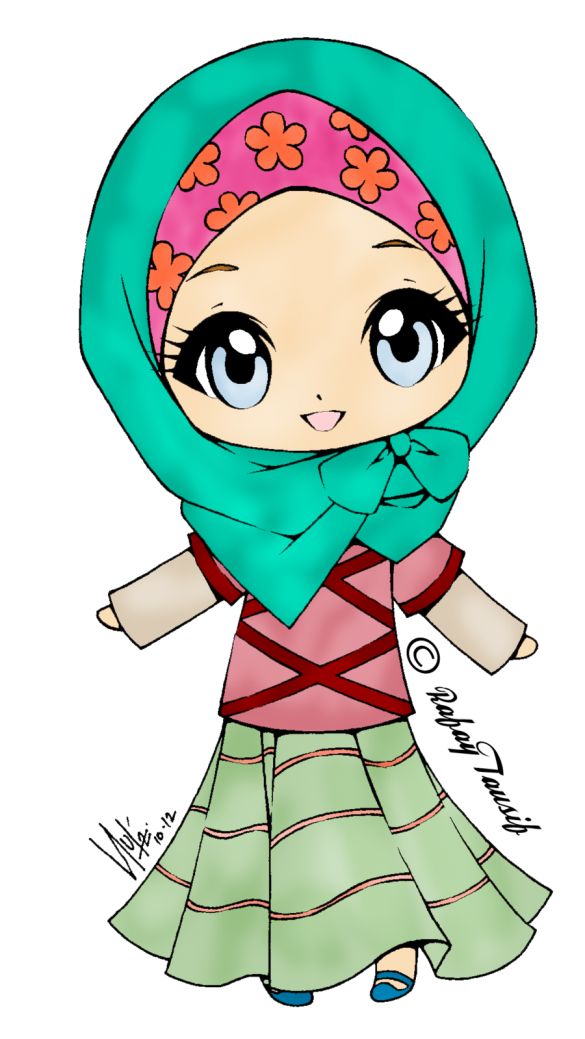 585x1039 170 Best Anime Islami Images On Hijab Cartoon, Islamic