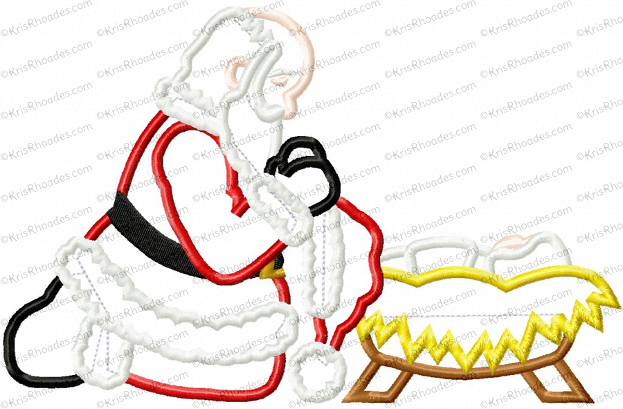 900x590 Santa Kneeling