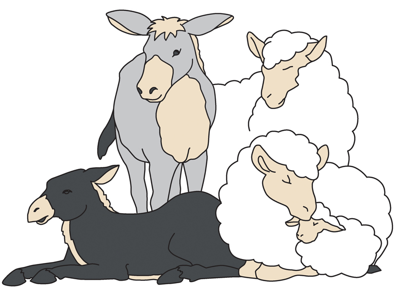 800x600 Clipart Manger Animals