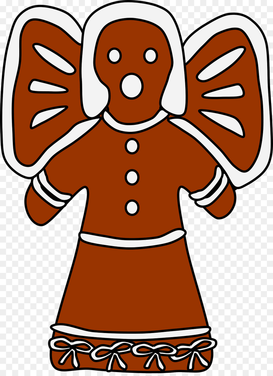 900x1240 Nativity Scene Gingerbread Man Clip Art