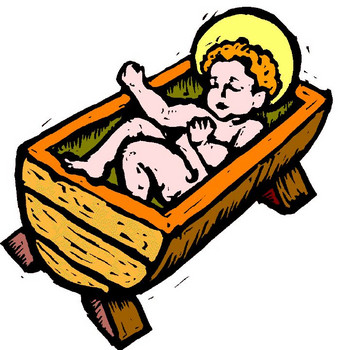 338x350 Cartoon Baby Jesus