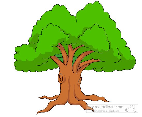 550x456 Summer Green Tree Clipart