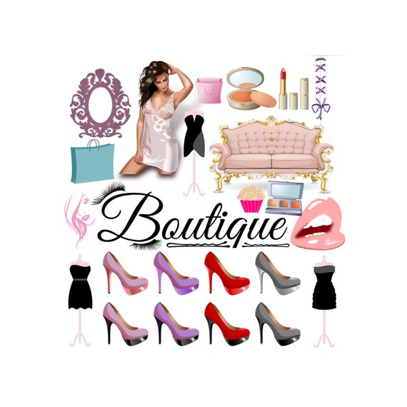570x570 Boutique Clip Art, Fashion Clip Art, Makeup Clip Art, High Heel