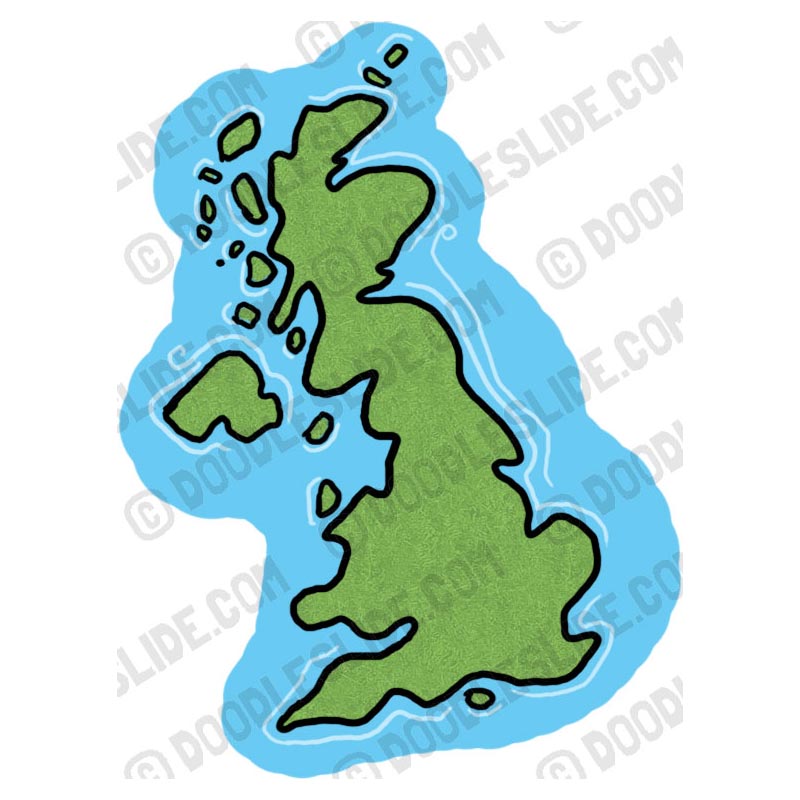 800x800 Clipart Map Of Great Britain