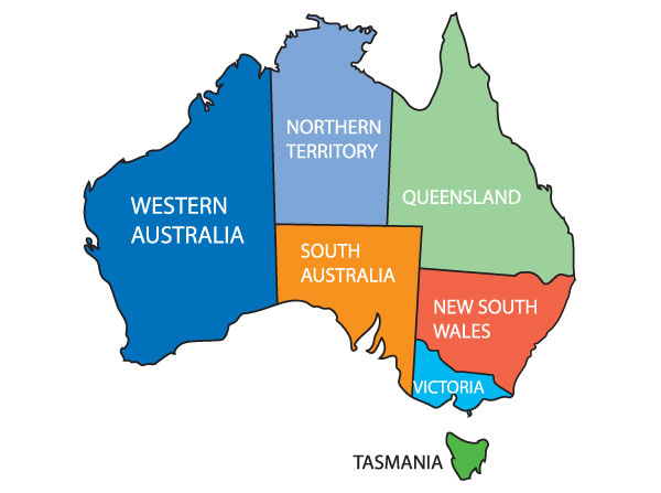 600x447 Australia Map Clipart 101 Clip Art