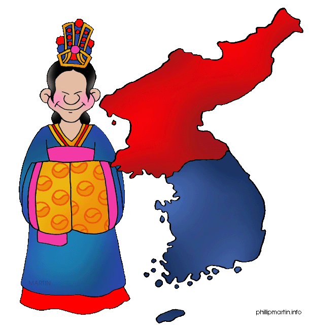 611x648 Korea Clipart Map