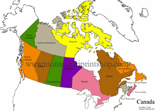 320x221 Canada Control Maps And Masters Blank, Colored, Labeled Maps