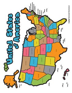 236x304 United States Map With State Names Usa State Maps, Interactive