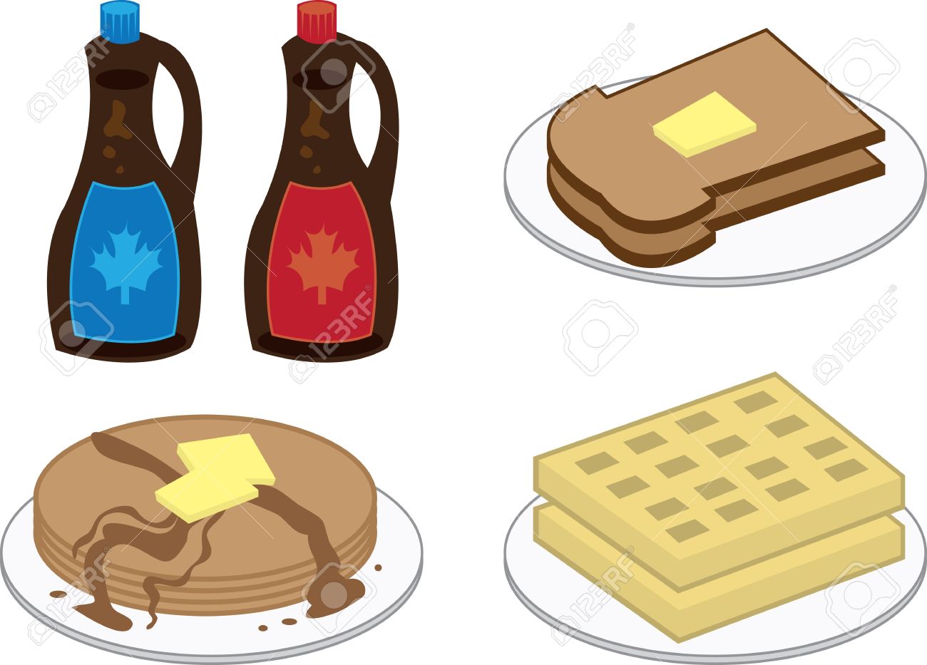 1300x933 Waffle Clipart Pancake