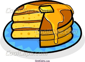 300x219 Stack Of Pancakes With Maple Vector Clip Art