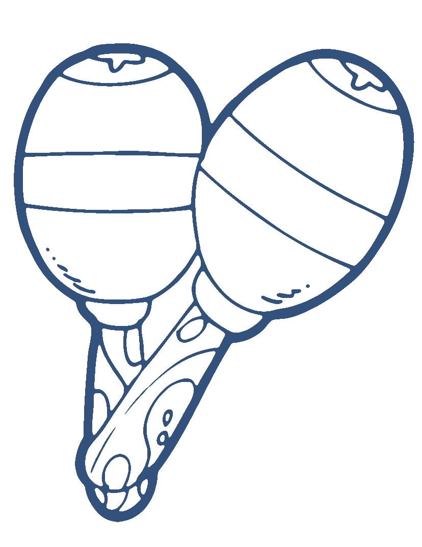 828x1074 Fresh Maracas Clipart Design