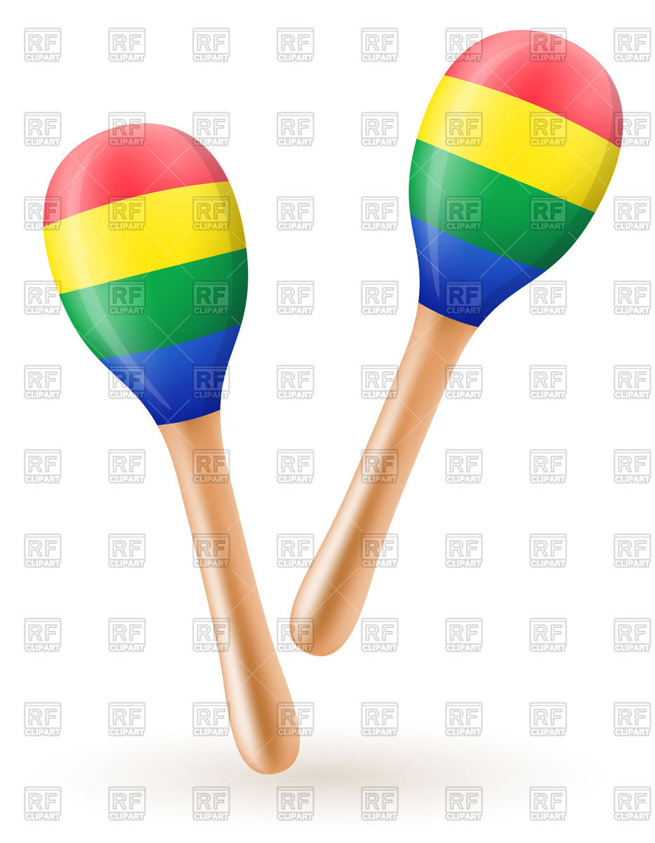 933x1200 Maracas Musical Instrument Illustration Isolated On White