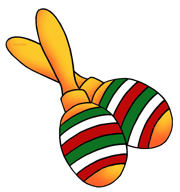 609x648 Mexico Clip Art By Phillip Martin, Maracas