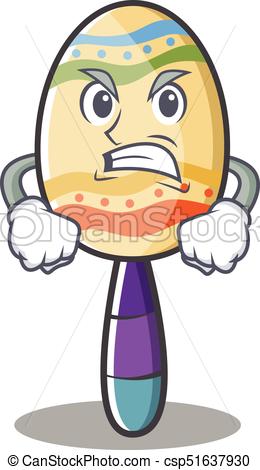 260x470 Angry Maracas Character Cartoon Style Vector Illustration Vectors
