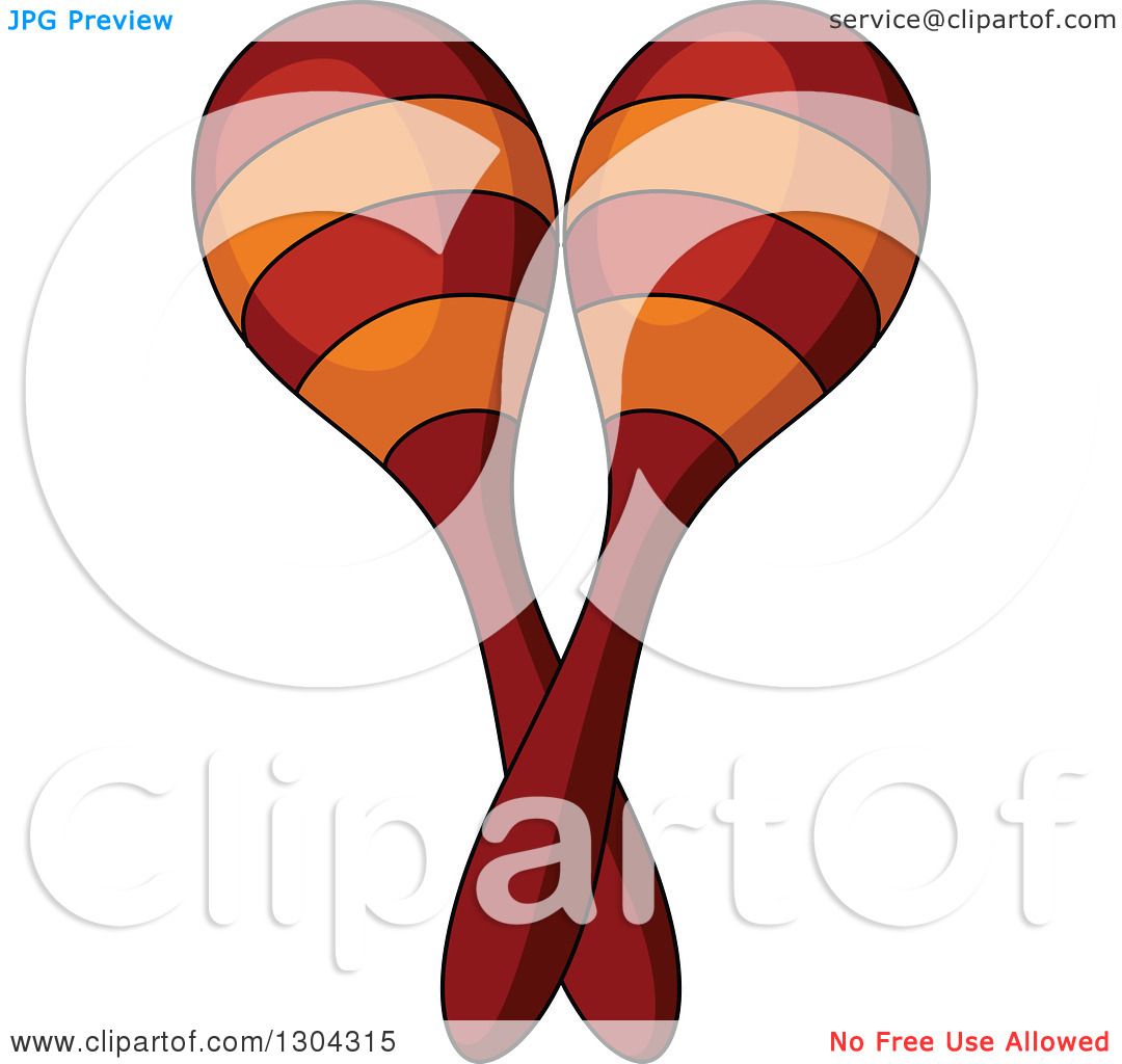 1080x1024 Clipart Of Cartoon Crossed Maracas