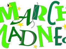 220x165 Free Clip Art March The Month March Made Up Of Grass Clovers