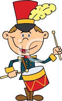 215x350 Cute Cartoon Of A Drum Major In A Marching Band