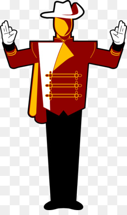 260x440 Drum Major Marching Band Clip Art