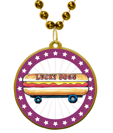 450x530 Bourbon Street Lucky Dog Cart Theme Custom Mardi Gras Beads