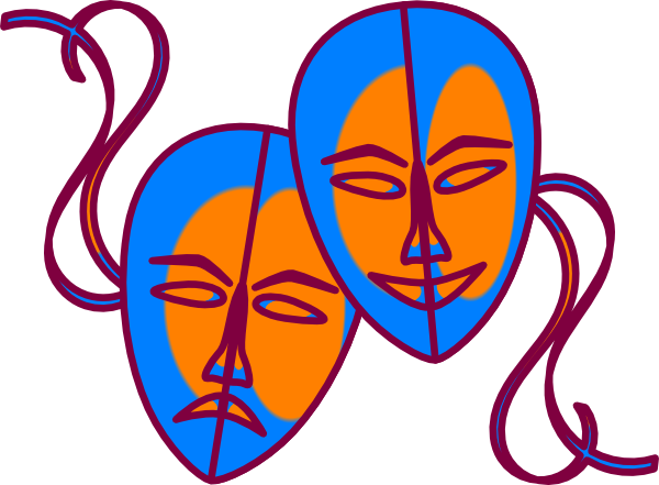 600x441 Theatre Mask Clipart