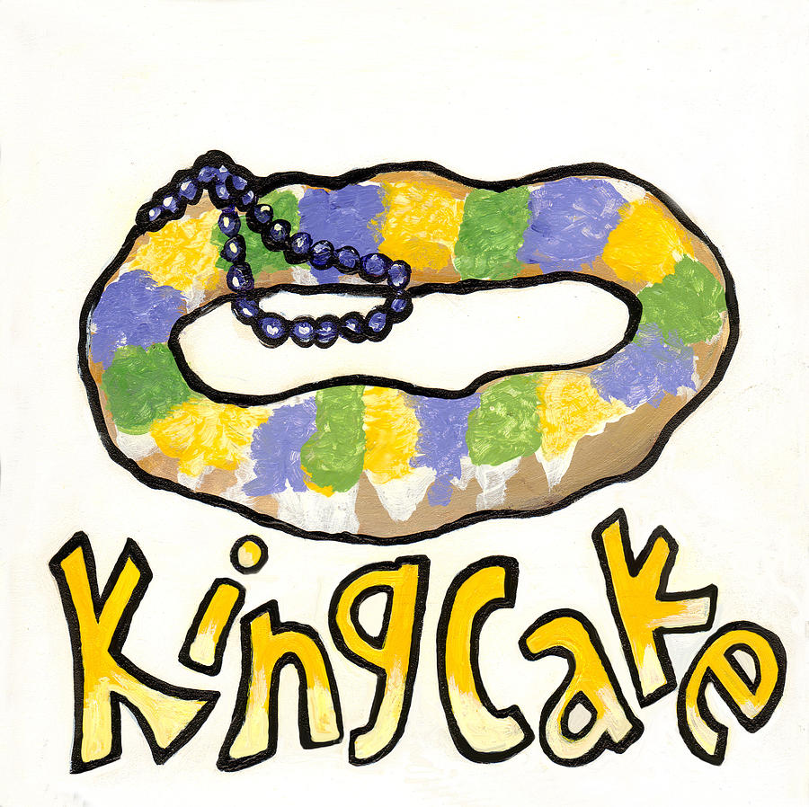 900x898 Mardi Gras Beads Paintings Fine Art America