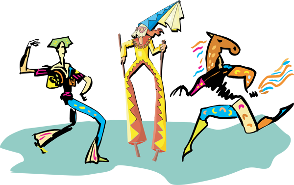 600x377 Mardi Gras Parade Clipart