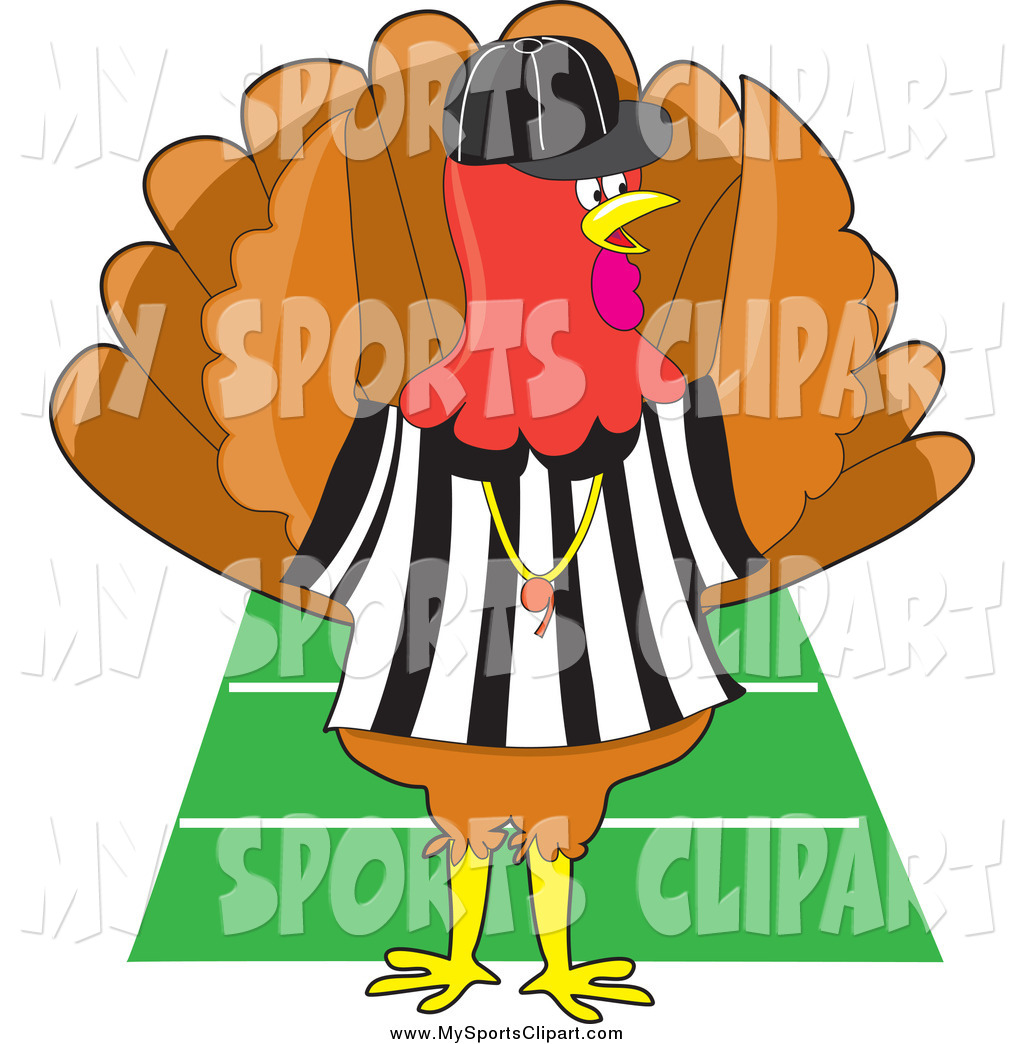 1024x1044 Sports Clip Art Of A Turkey Bird Football Referee By Maria Bell