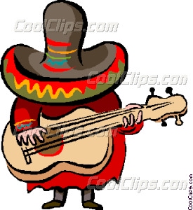 275x300 Mexican Music Intruments clipart