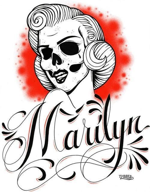 500x638 Day Of The Dead Clip Art Dotd Take On Marilyn