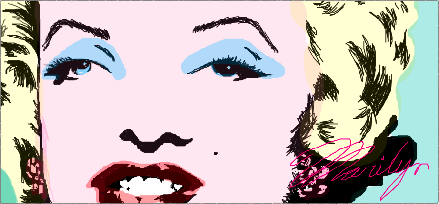 900x419 Fb Graffiti App Marilyn Monroe 2 By Mandymcgee