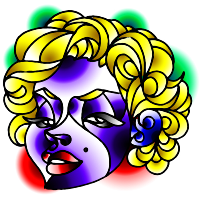 713x694 Marilyn Monroe Tattoo By Keebyo