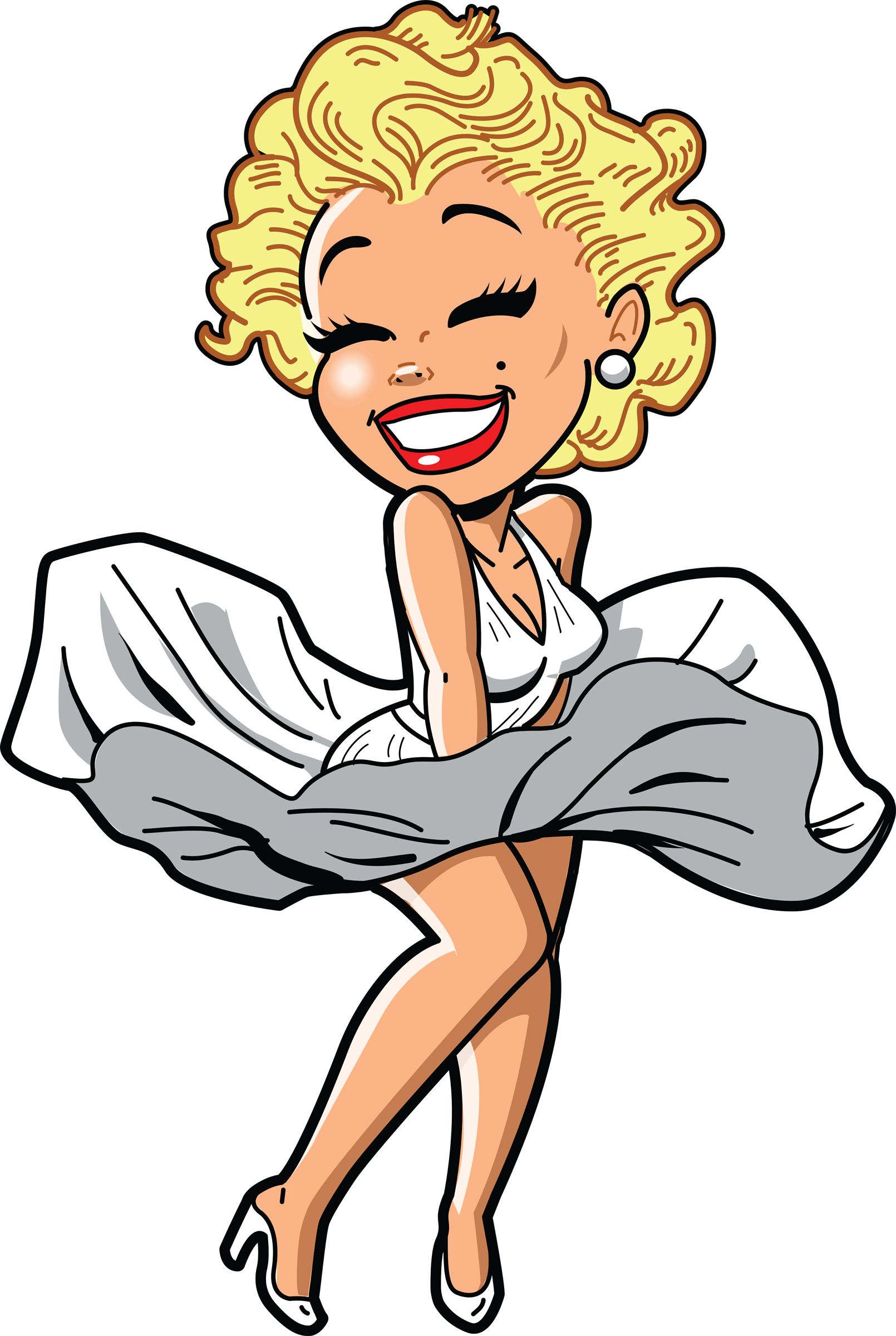 1610x2400 Marilyn Monroe. Cartoon Art Girls Marilyn Monroe